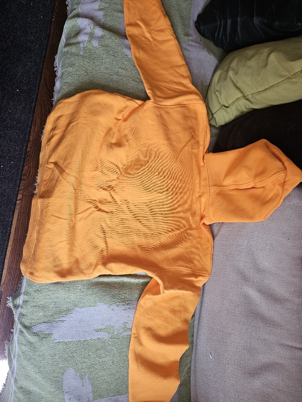 Ganni Tangerine Orange Sweatsuit Set, Both Size Xxs/xs - Picture 3 of 14